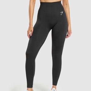 GYMSHARK VITAL SEAMLESS 2.0 LEGGINGS Black Marl